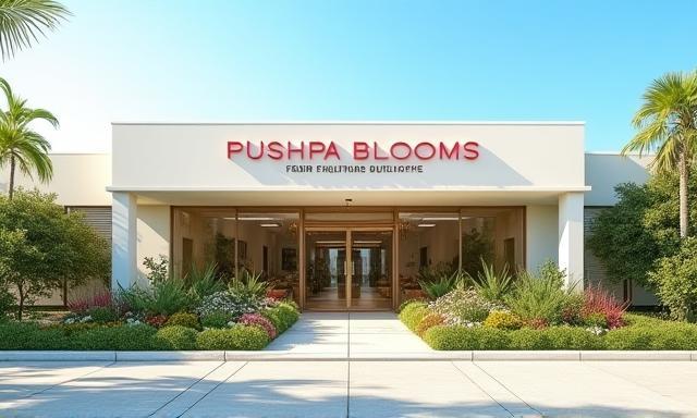 Pushpa Blooms कार्यालय का बाहरी दृश्य